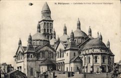 CPA Perigueux Cathedrale St Front Monument historique 