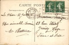 CPA Le Havre Place Gambetta et Rue de Paris