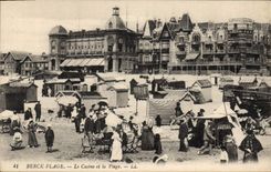 CPA Berck Plage Le Casino et la Plage 