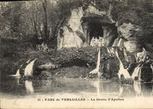 CPA Parc de Versailles La Grotte d'Apollon 