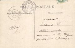 CPA Versailles Avant corps du Palais sur le Parc Parterre d'eau 