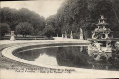 CPA Parc de Versailles Bassin de la Pyramide 
