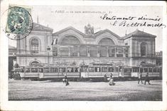 CPA Paris La Gare Montparnasse 