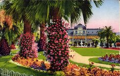 CPA Nice Le Jardin du Roi Albert et le Casino Municipal 