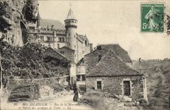 CPA Rocamadour Rue de la Mercerie et Palais des Eveques de Tulle 