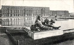 CPA Versailles Palais Facade du cote de la terrasse
