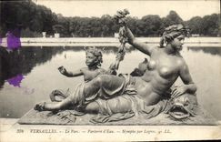 CPA Versailles Le Parc Parterre d'Eau Nymphe par Legros 
