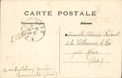 CPA Paris Gare St Lazare Cour de Rome Tramways