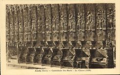 CPA Auch Gers Cathedrale Ste Marie Le Choeur 