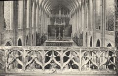 CPA Albi Interieur de la Cathedrale Orgue