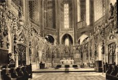 CPA Cathedrale d'Albi Le Sanctuaire du Choeur et l'Autel Majeur 