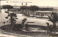 CPA Arcachon Le Boulevard Promenade 