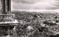 CPA Troyes Aube Vue generale prise des tours de la Cathedrale 