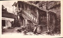 CPA Meaux Escalier du XII siecle du vieux Chapitre 