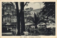 CPA Vichy Le casino vu de Profil 