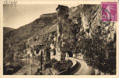 CPA Gorges du Tarn Pougnadoire Lozere La Tour Eiffel 