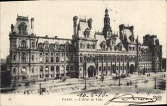 CPA Paris L'Hotel de Ville 