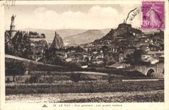 CPA Le Puy Vue generale Les quatre rochers 