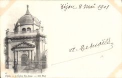 CPA Dijon L'Eglise Ste Anne 