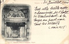 CPA Troyes Cheminee Hotel de Vauluisant 