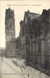 CPA Rodez Aveyron La Cathedrale Entree principale 