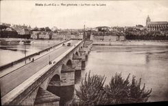 CPA Blois Vue generale Le Pont sur la Loire 