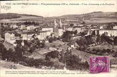 CPA La Louvesc Ardeche Vue panoramique et d'Annonay et de Dunieres 