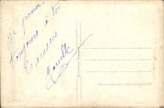 CPA II porte un doux secret Devinez sivous m'aimez Femme