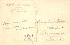 CPA Paris En Flannant Eglise St Etienne du Mont Le Jube et Porte de droite 