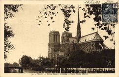 CPA Paris Notre Dame L'Abside 