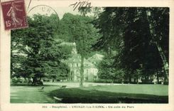 CPA Dauphine Uriage les Bains Un coin du Parc 