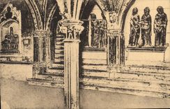 CPA Insigne Basilique St Sernin de Toulouse Crypte des Corps Saints 