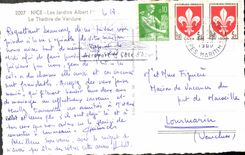 CPA Nice Les Jardins Albert Le Theatre de Verdure