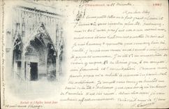 CPA Chaumont Portail de l'Eglise Saint Jean Carte 1898