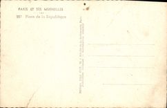 CPA Paris et ses Merveilles Place de la Republique 