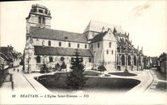 CPA Beauvais L'Eglise Saint Etienne 