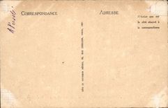 CPA Vieux Beauvais Abbaye de St Lucien d'apres une lithographie du XVIII s 