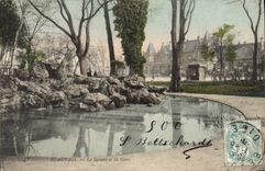 CPA Beauvais Le Square et la Gare 