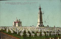 CPA Notre Dame de Lorette La Tour et la Chapelle 