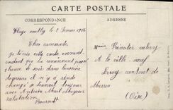 CPA Guerre 1914 1915 Ervillers Somme Un coin 