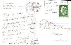 CPA Marseille Basilique Notre Dame de la Garde Vue aerienne 