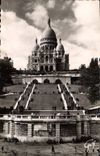 CPA Paris et ses Merveilles Basilique du Sacre Coeur de Montmartre 1876 1910 et les jardins 