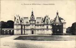 CPA Environs de Senlis Oise Chateau d'Ognon 