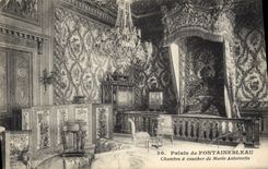 CPA Palais de Fontainebleau Chambre a coucher de Marie Antoinette 