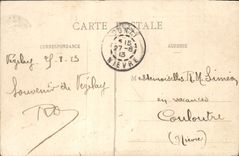 CPA Vezelay Historique Vezelay Vue generale Core Ouest