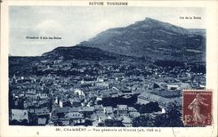 CPA Chambery Vue generale et Nivolet 