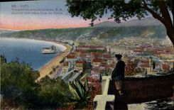 CPA Nice Vue generale prise du Chateau 