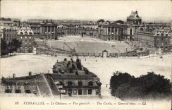 CPA Versailles Le Chateau Vue generale 