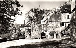 CPA Rocamadour La Ports du Figuier Entree de la Ville 