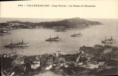 CPA Villefranche Cap Ferrat La Rade et l'Escadre Bateaux